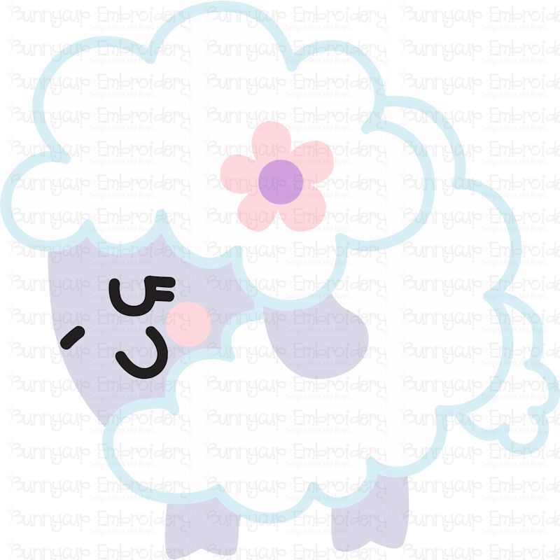 Round Sheep SVG