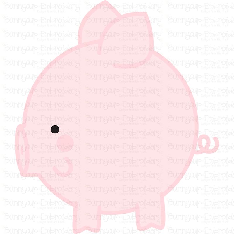 Round Pig SVG