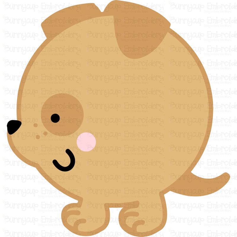 Round Dog SVG