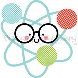 Glasses Atom SVG
