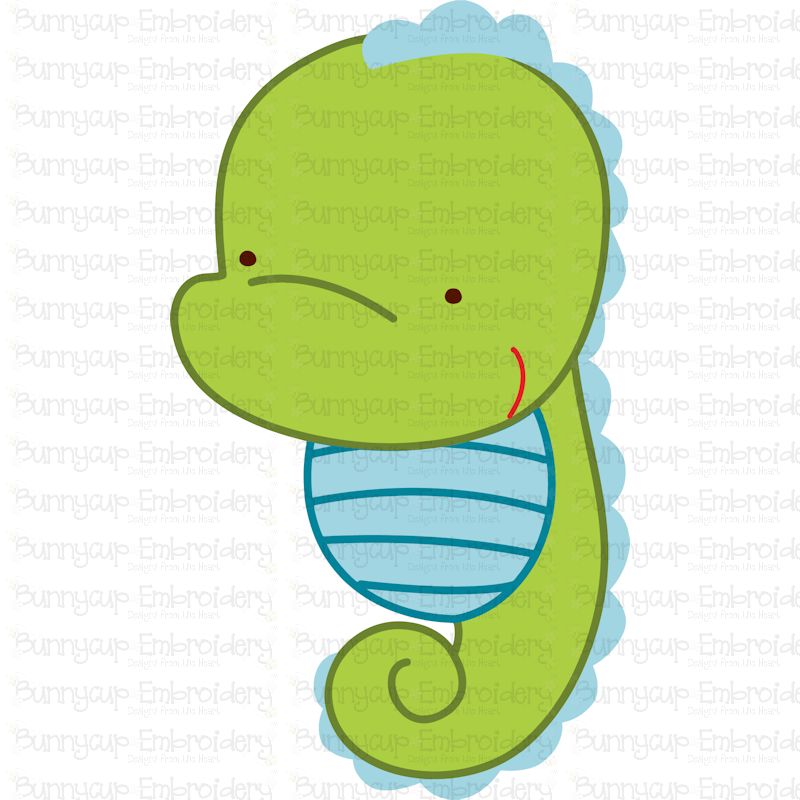 Cute Seahorse SVG