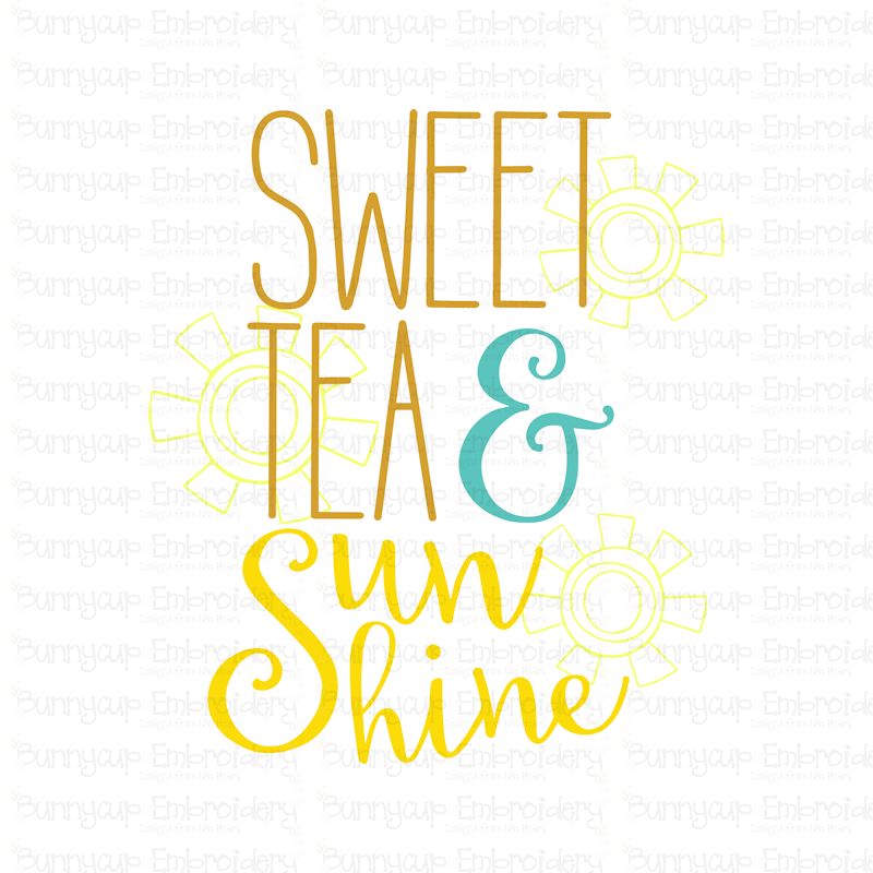 Sweet Tea And Sunshine SVG