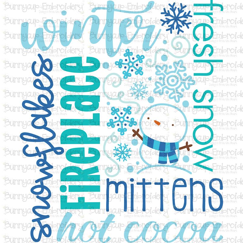 Winter Subway Art SVG