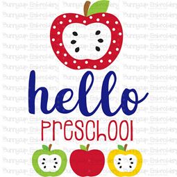 Hello Preschool SVG