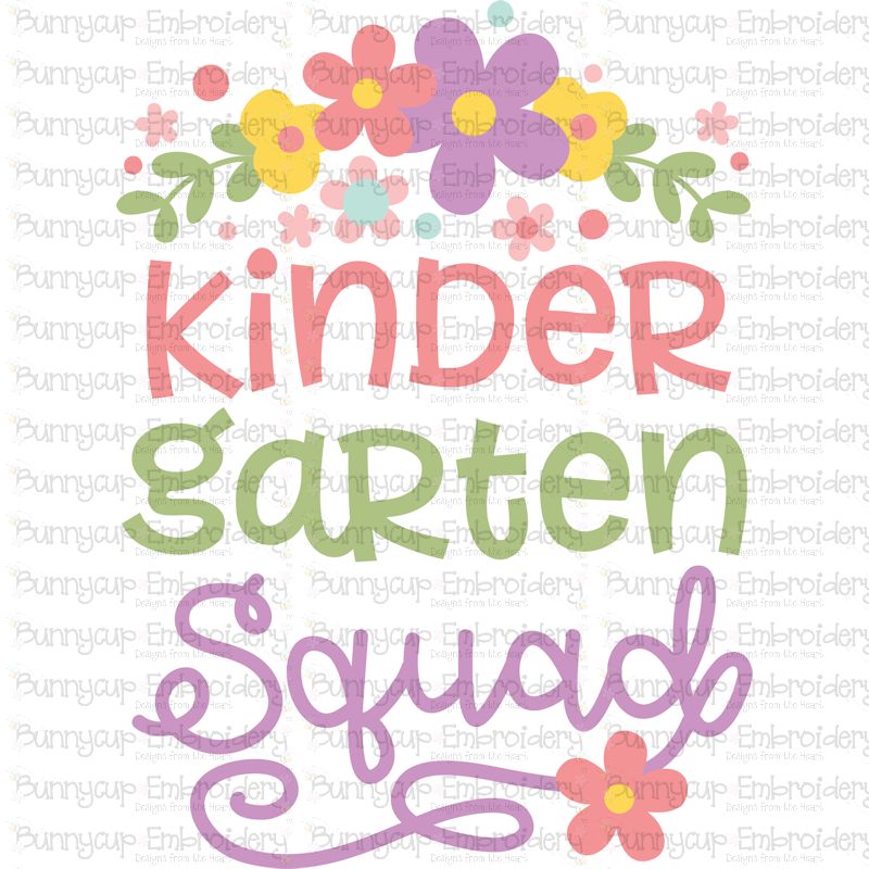 Kindergarten Squad SVG