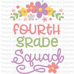 Fourth Grade Squad SVG
