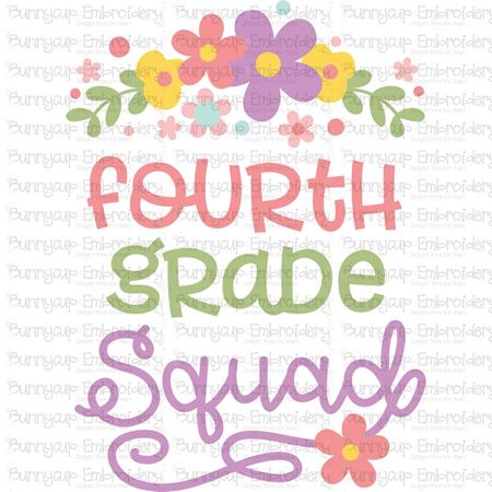 Fourth Grade Squad SVG