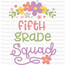 Fifth Grade Squad SVG