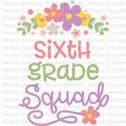 Sixth Grade Squad SVG