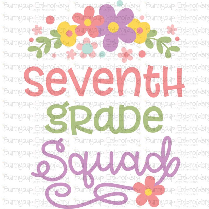 Seventh Grade Squad SVG