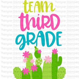 Team Third Grade SVG