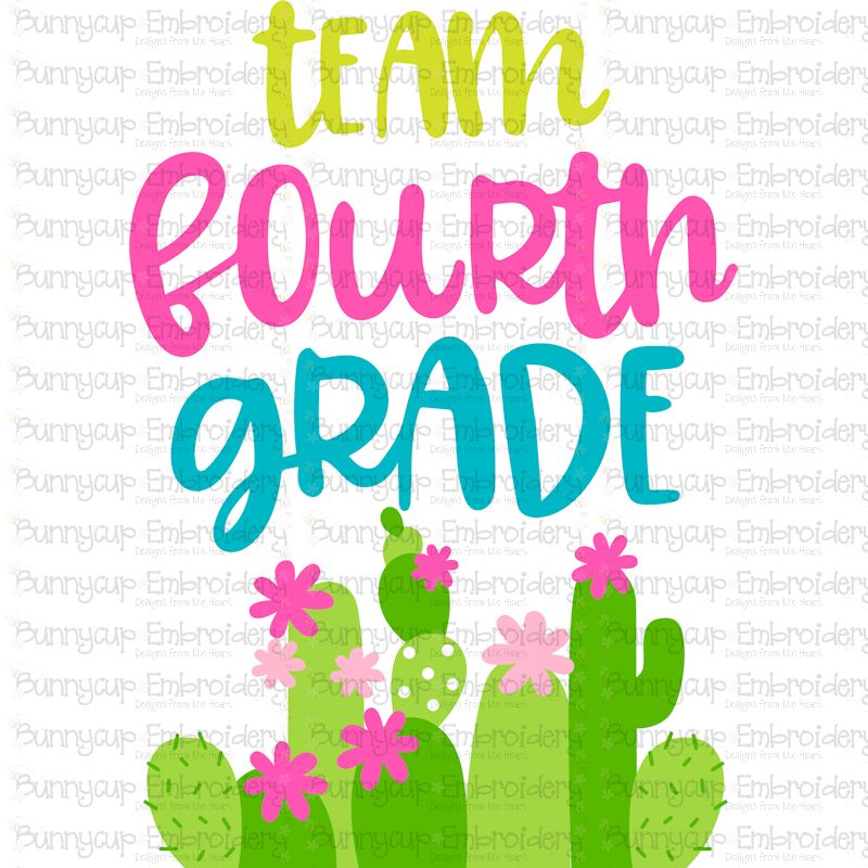 Team Fourth Grade SVG