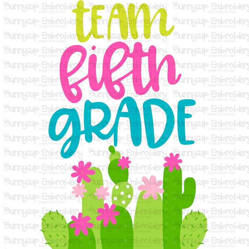 Team Fifth Grade SVG