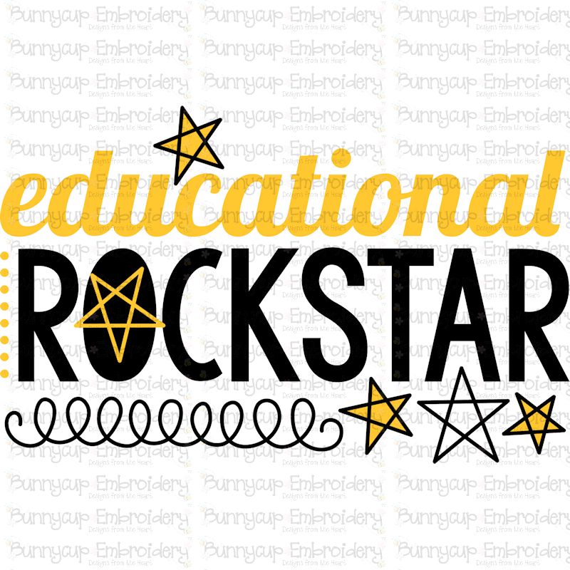 Educational Rockstar SVG
