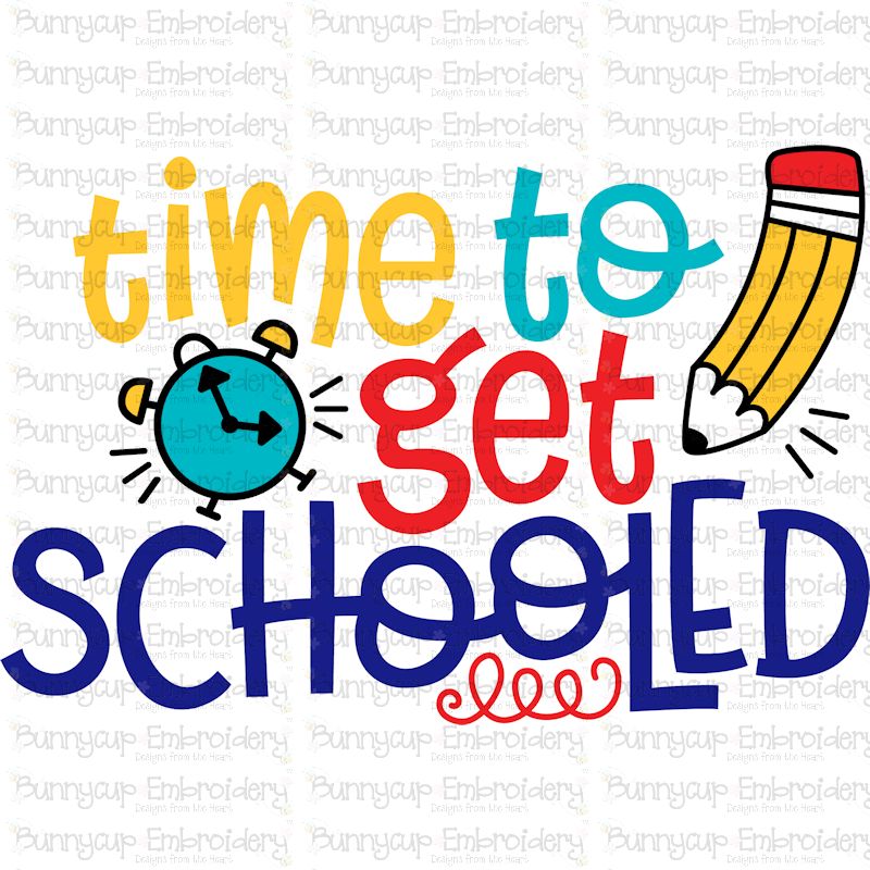 Time To Get Schooled SVG