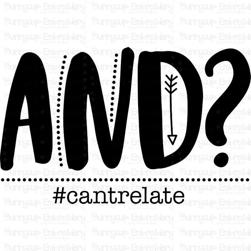 And Can't Relate SVG