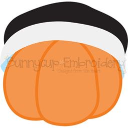 Slouchy Pilgrim Hat Pumpkin SVG