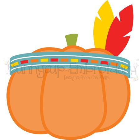 Indian Headdress Pumpkin SVG