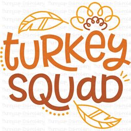 Turkey Squad SVG