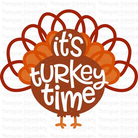 It's Turkey Time SVG
