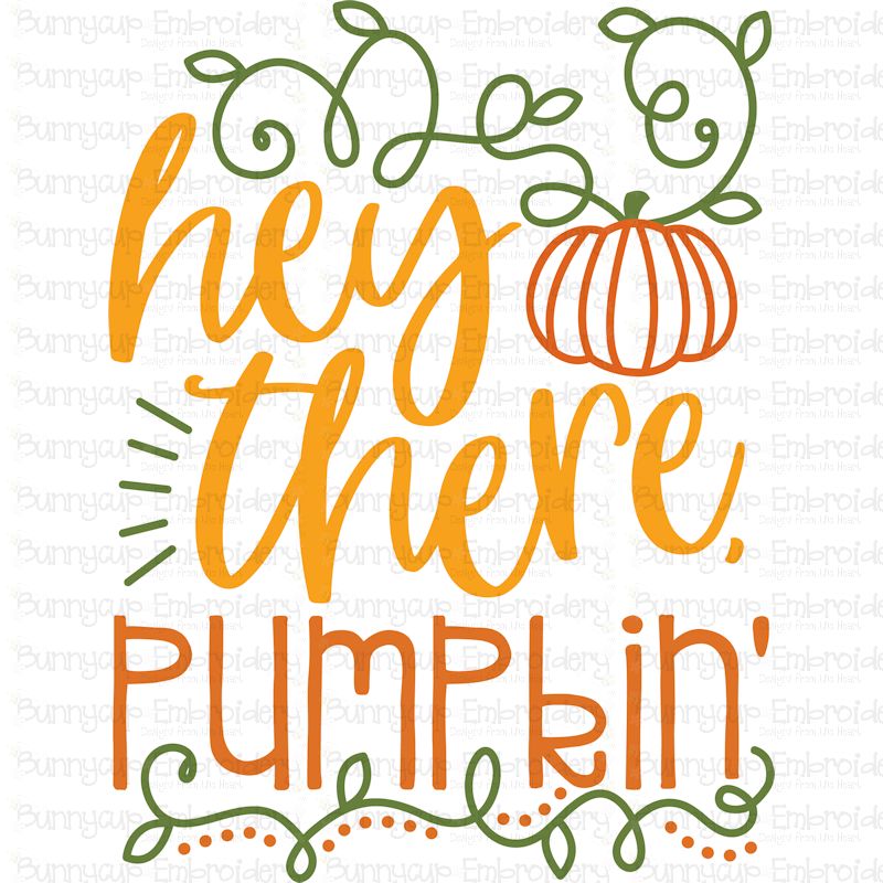 Hey There Pumpkin SVG