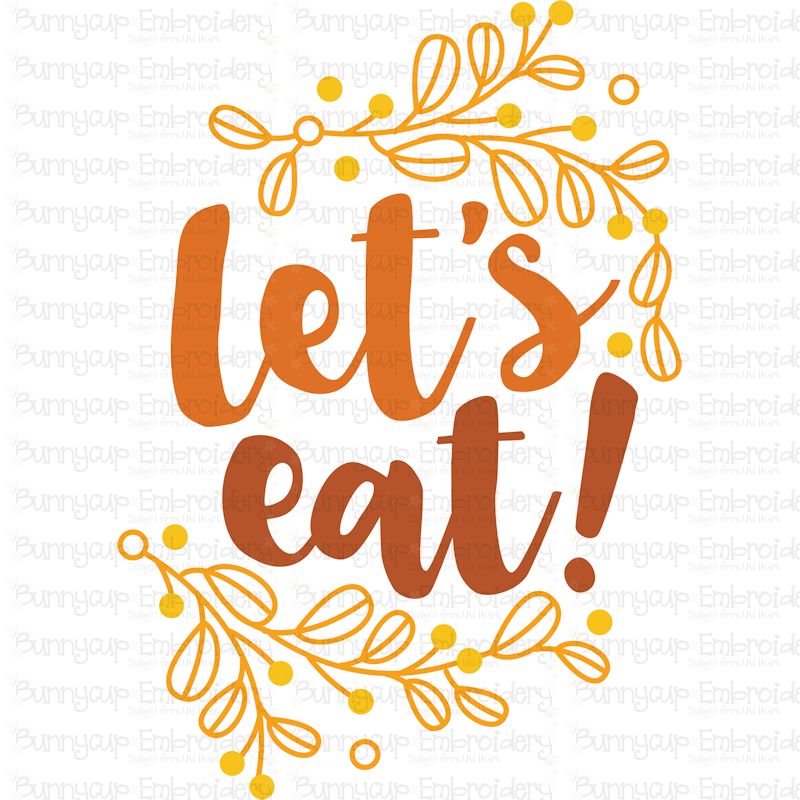 Let's Eat SVG