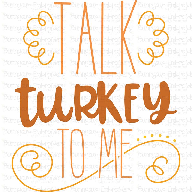 Talk Turkey To Me SVG