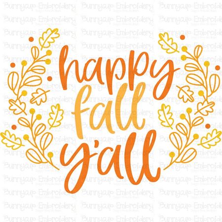 Happy Fall Y'All SVG