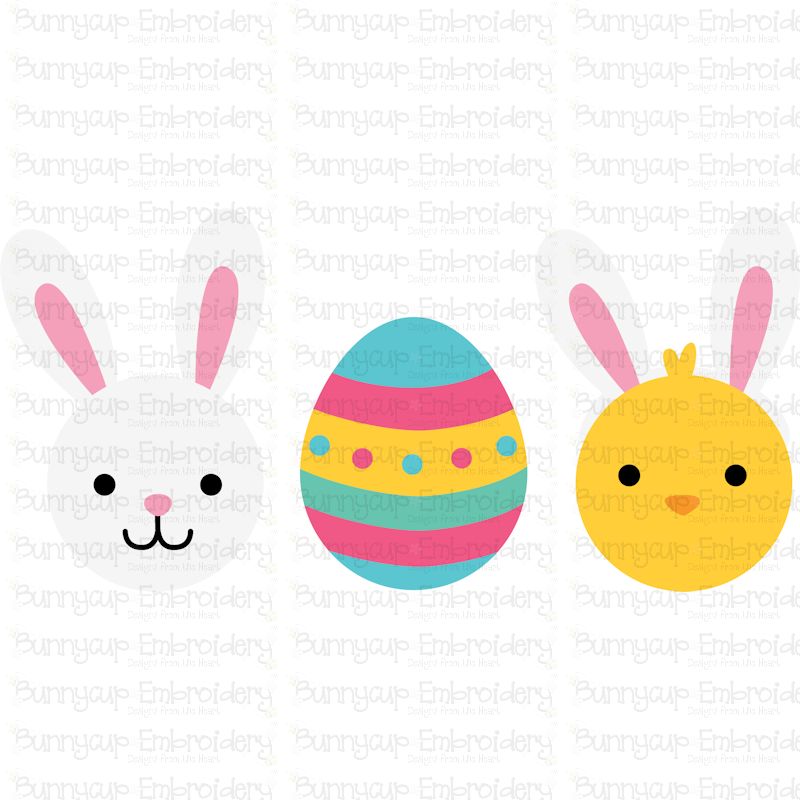 Easter Trio SVG