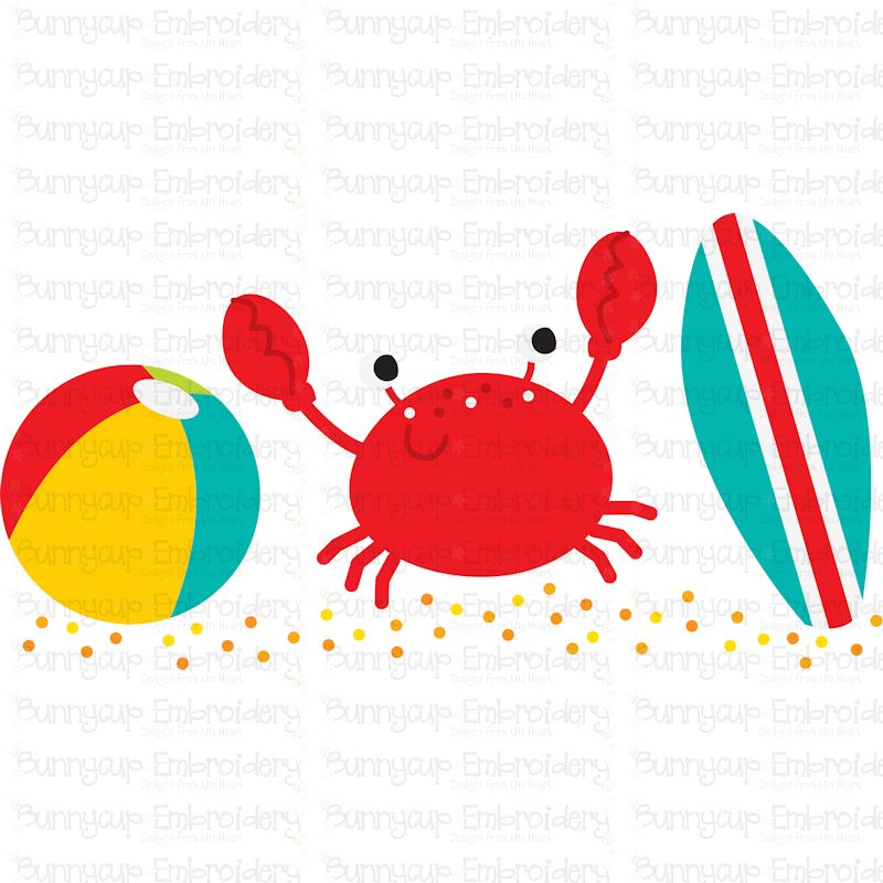 Summer Beach Trio SVG