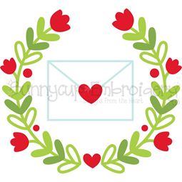 Love Letter Laurel SVG