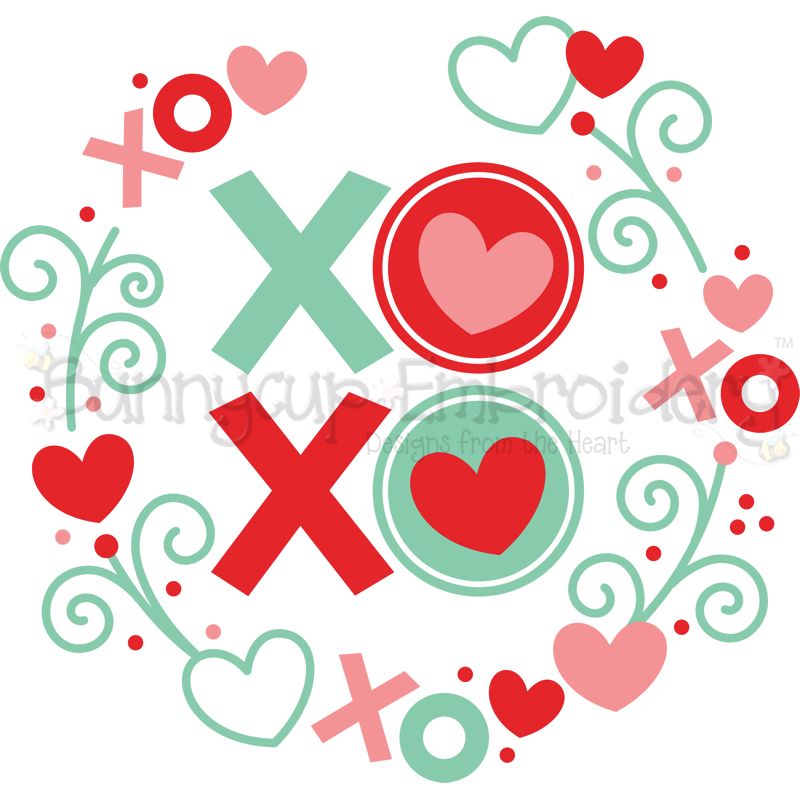 XOXO Laurel SVG