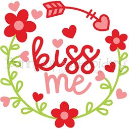 Kiss Me Laurel SVG