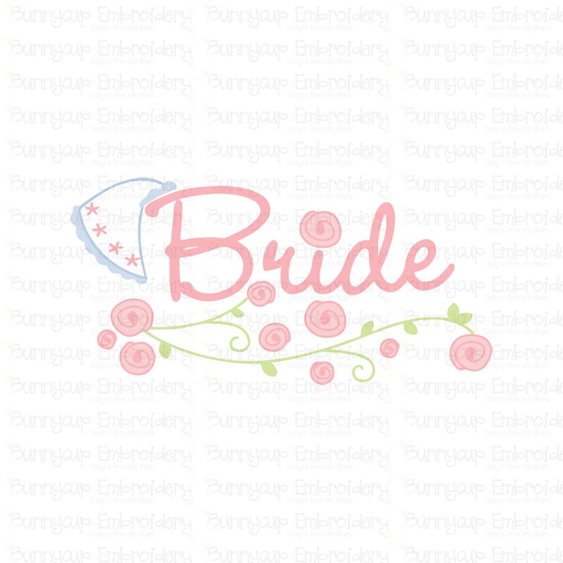 Bride With Veil SVG