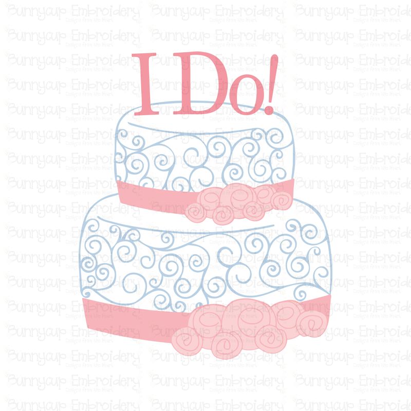 I Do Wedding Cake SVG