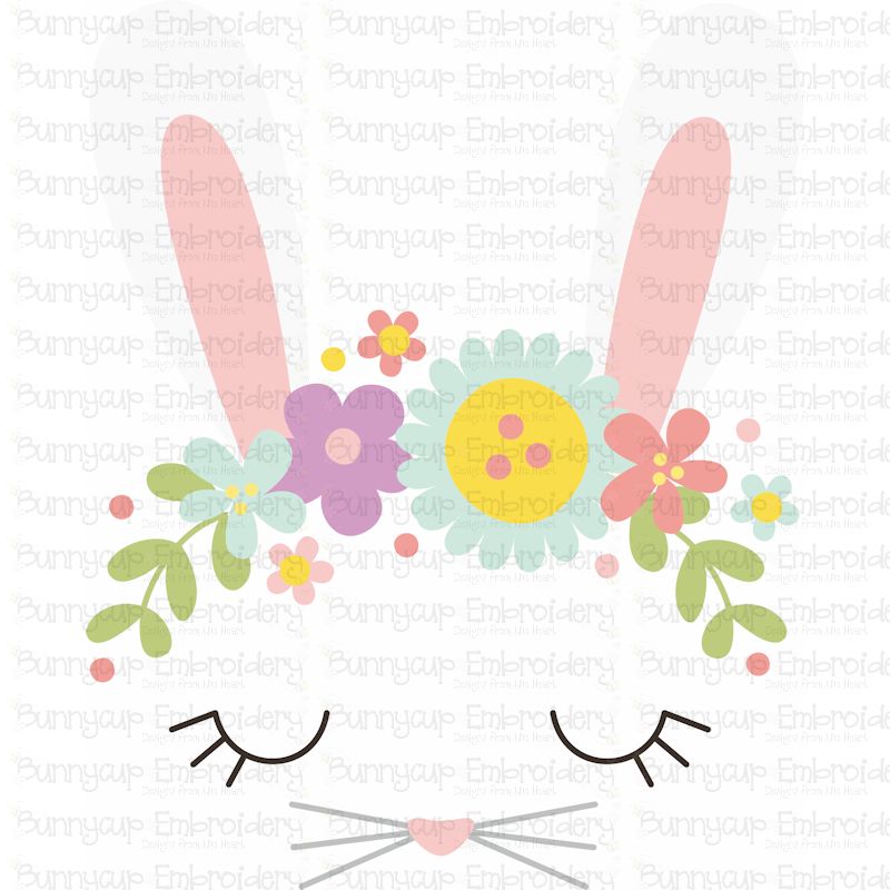 Bunny Face SVG