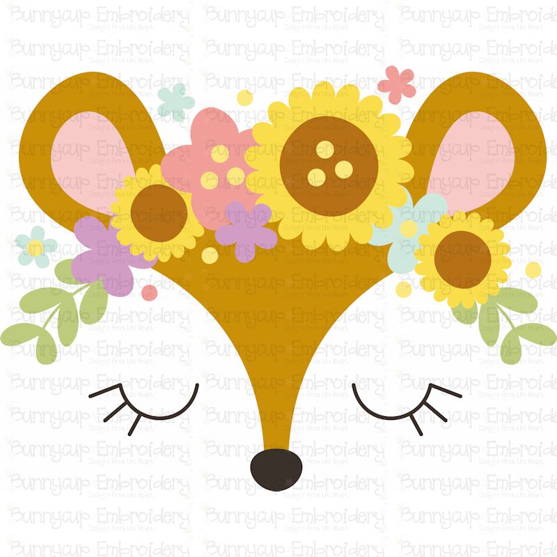 Deer Face SVG