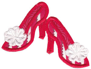 Christmas High Heels Applique