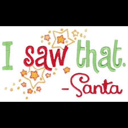 I Saw That Santa