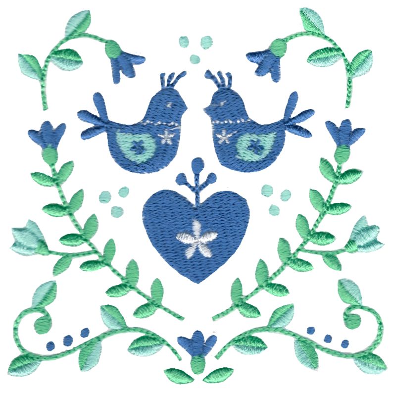 Scandi Bird Folk Art