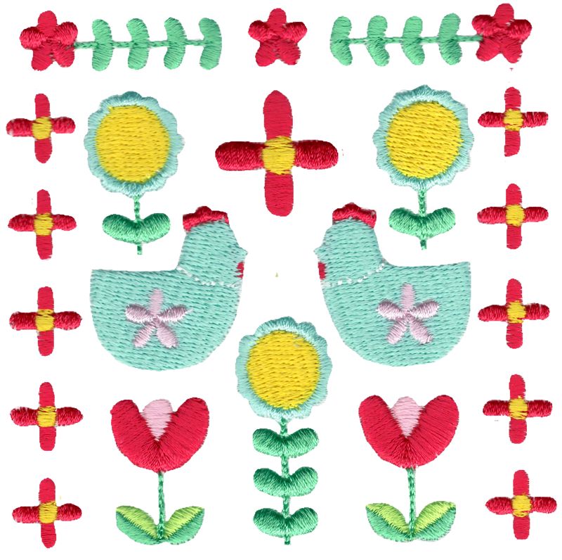 Scandi Chicken Folk Art