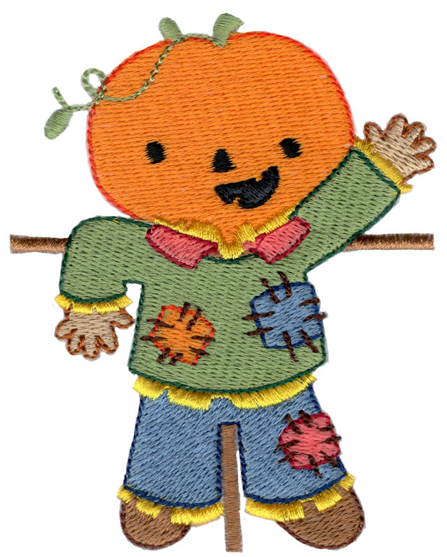 Pumpkin Head Scarecrow
