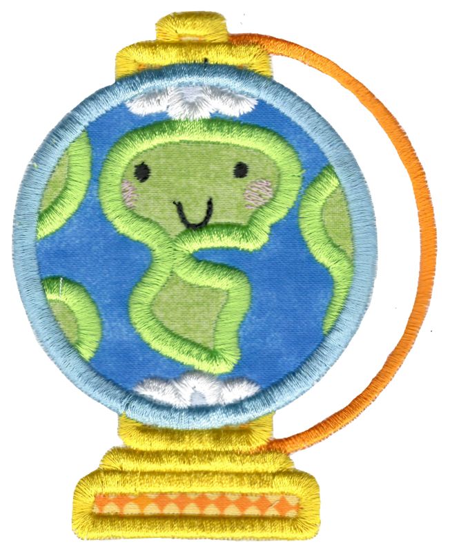 Applique World Globe