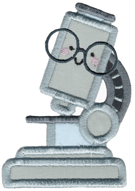 Applique Glasses Microscope