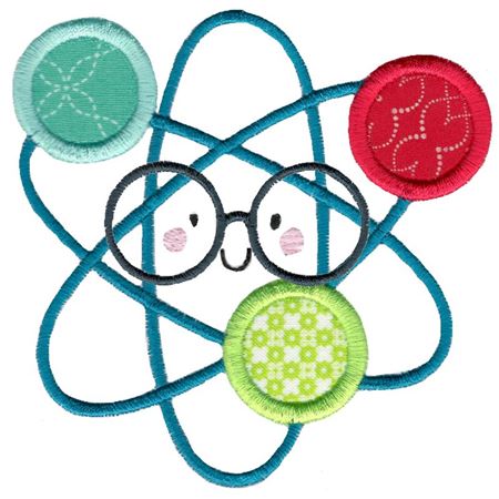 Applique Glasses Atom