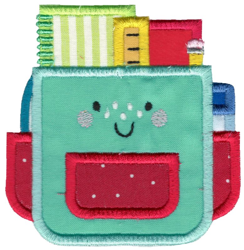 Applique School Bag