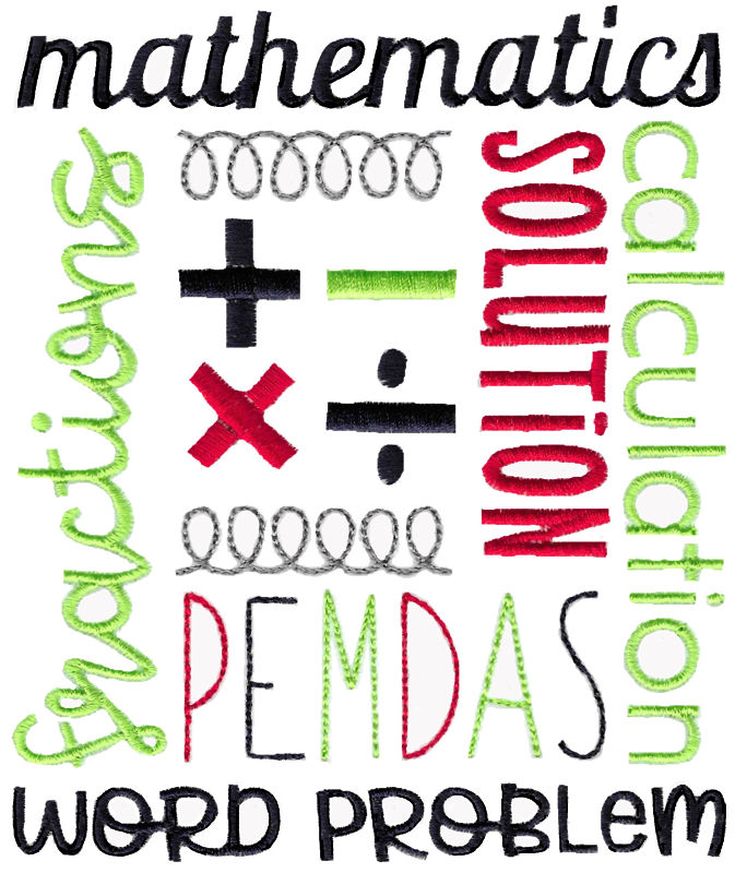 Mathematics Subway Art