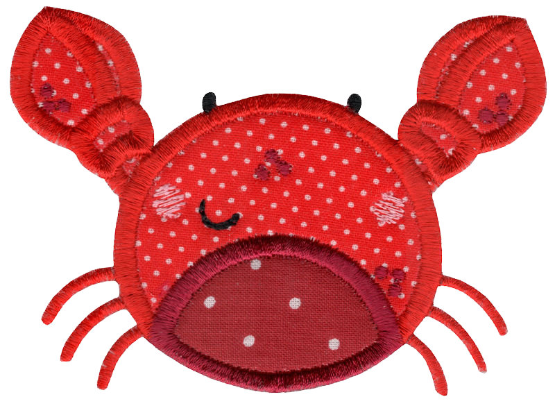 Applique Crab