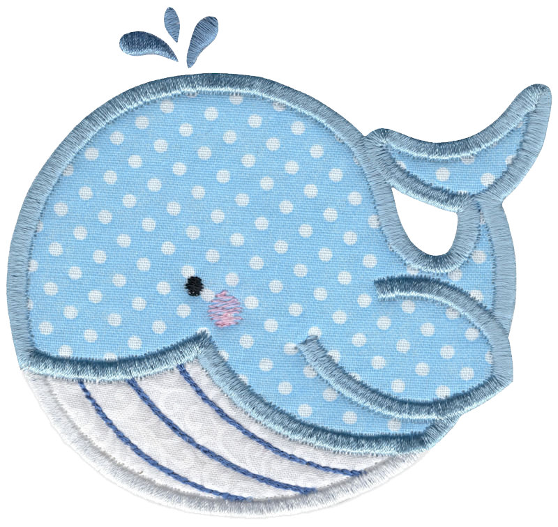 Applique Whale
