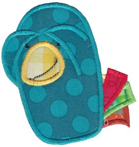 Peek A Boo Bird Applique